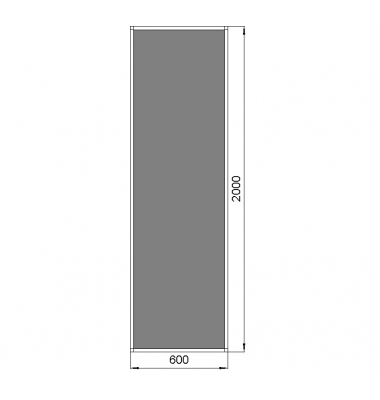 Москитная сетка 600x2000мм на дверь (коричневая)